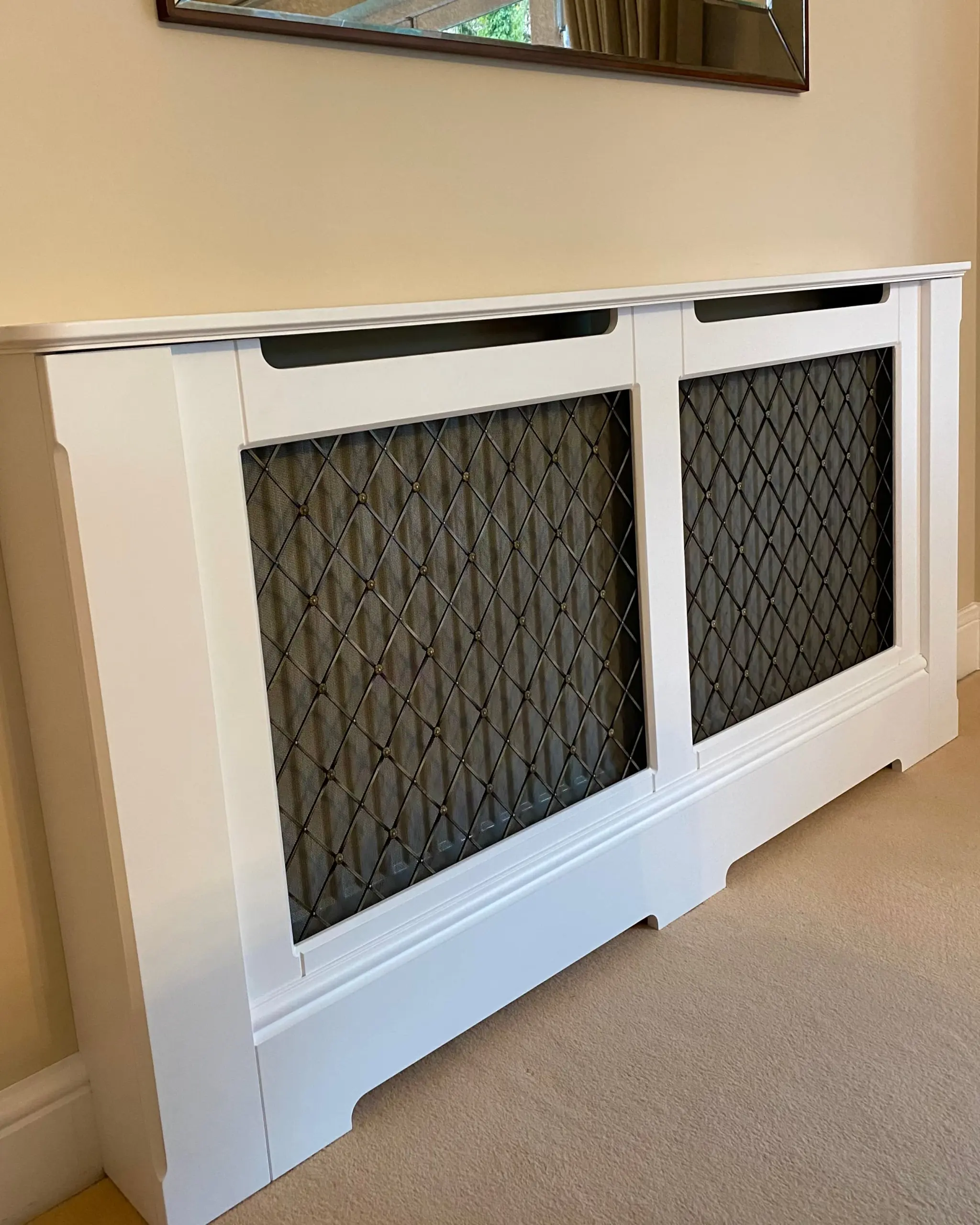 Regency Antique Brass Radiator Cabinet - Image 5