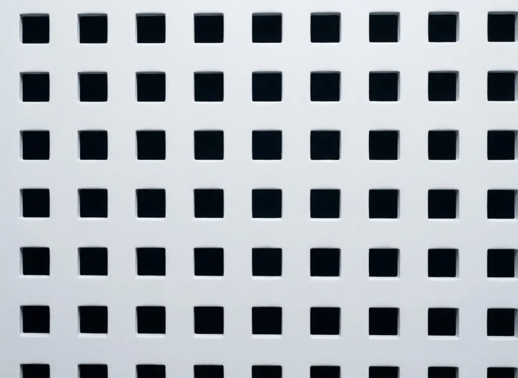 Square Lasercut MDF Decorative Grille