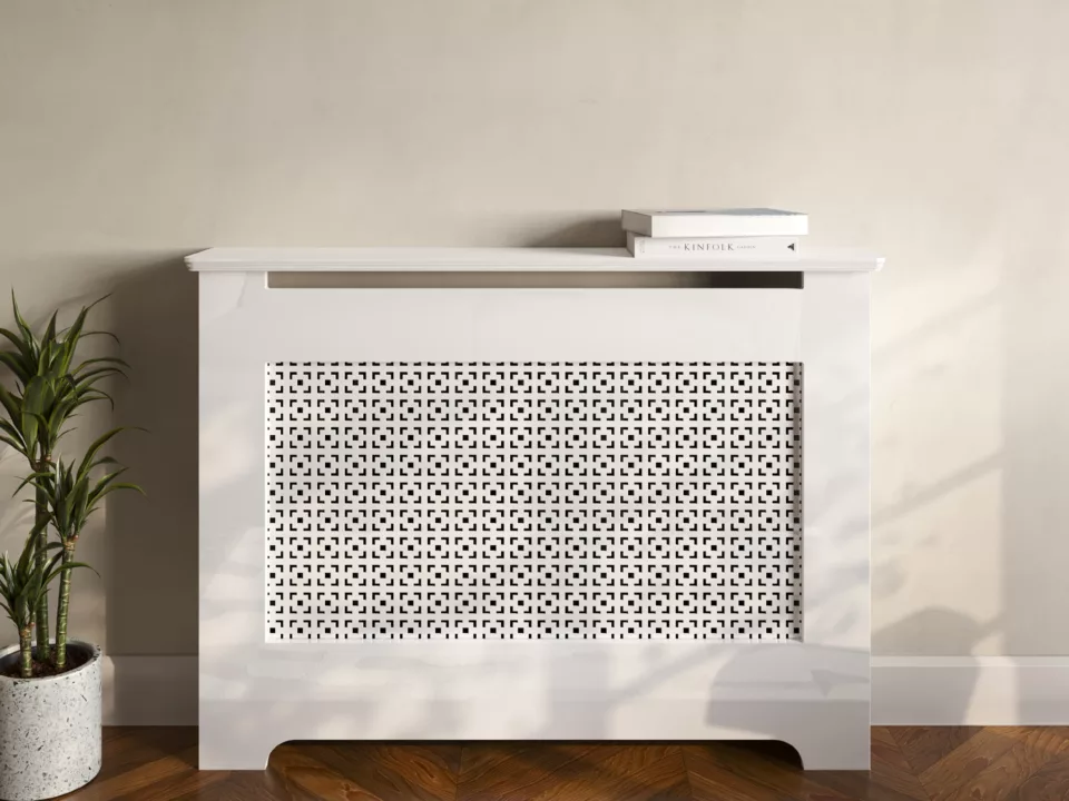 Stamped Radiator Pimlico Stamped MDF Radiator Cabinet | Made To Measure UK