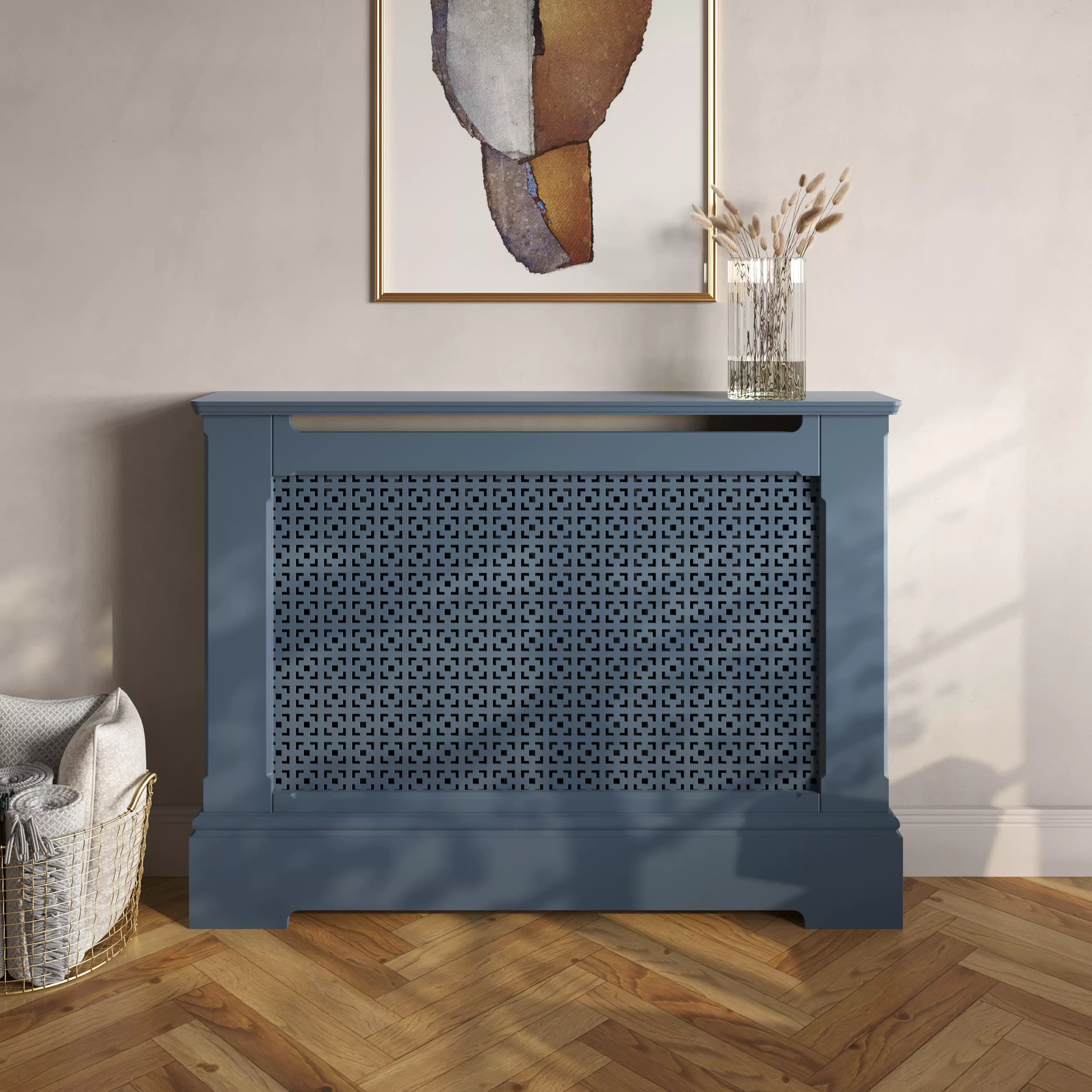 Pimlico Stamped MDF Radiator Cabinet - Image 5