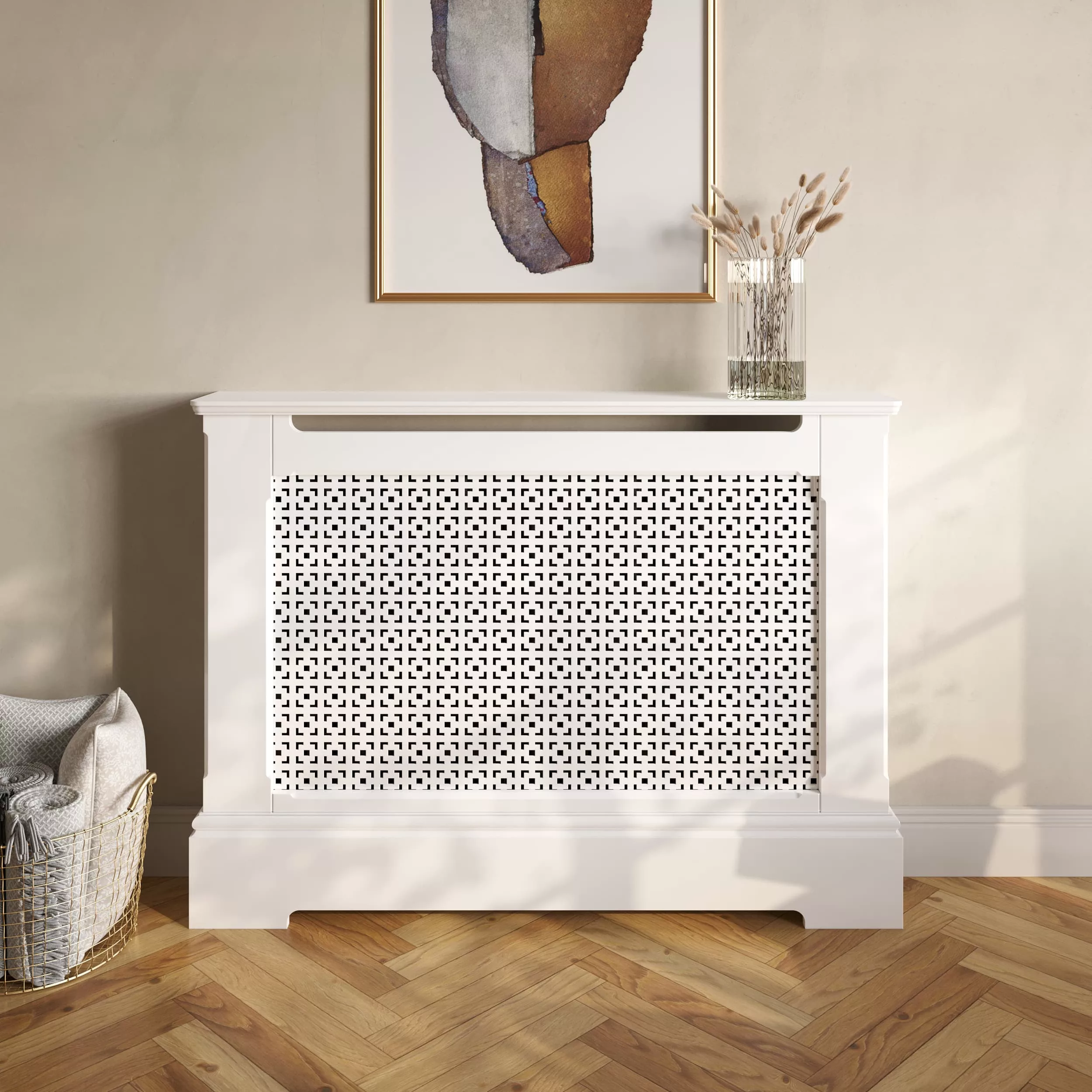 Pimlico Stamped MDF Radiator Cabinet - Image 13