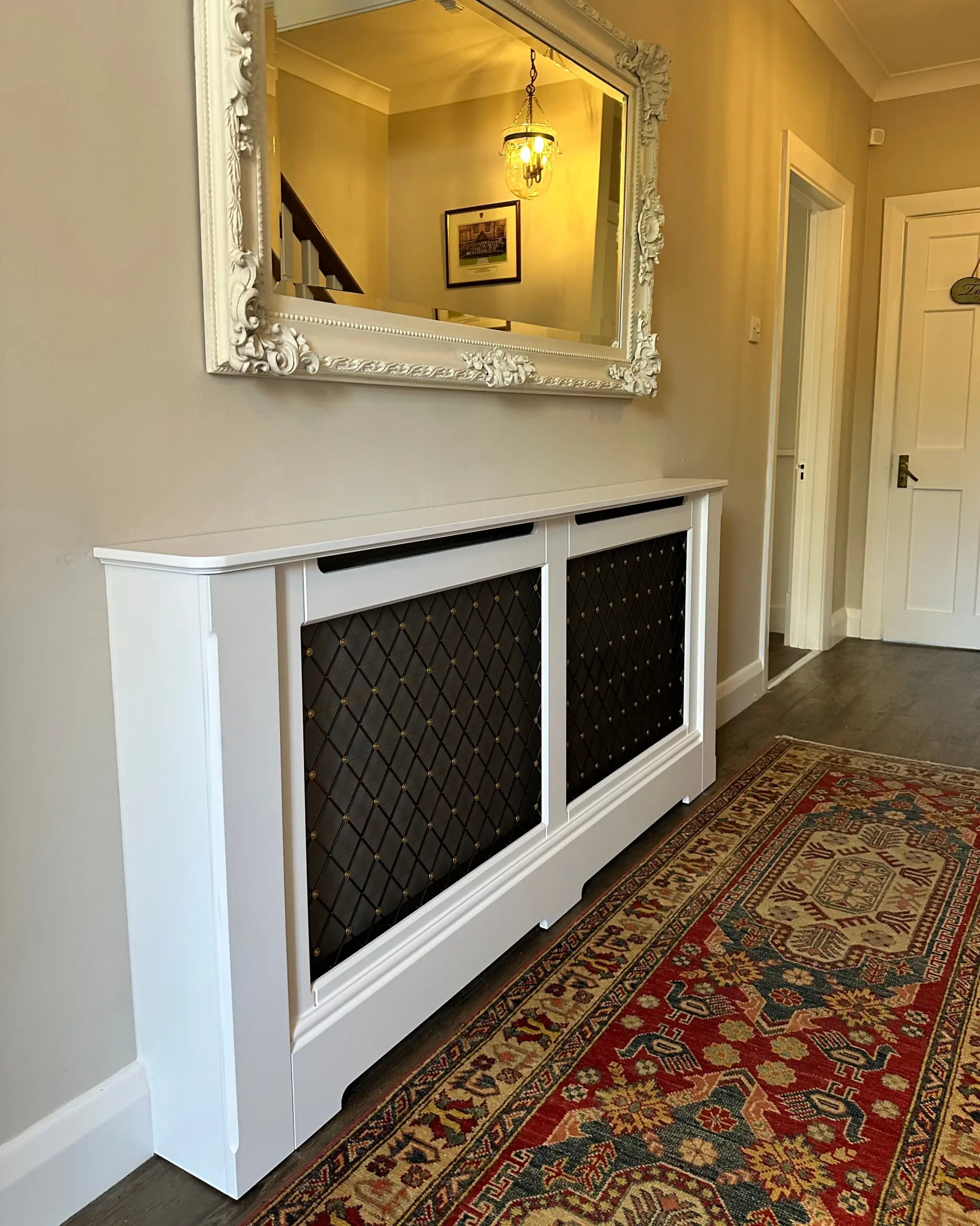 Regency Antique Brass Radiator Cabinet