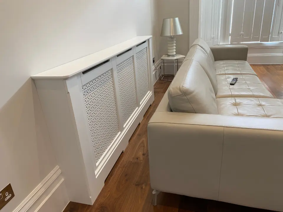 Stamped Radiator Pimlico Stamped MDF Radiator Cabinet | Made To Measure UK