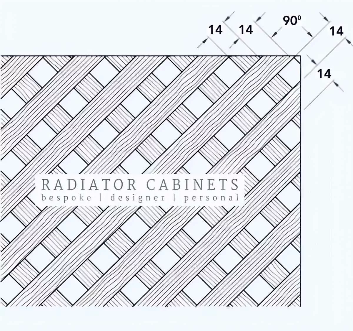 Wooden Lattice Decorative Grille - Image 7