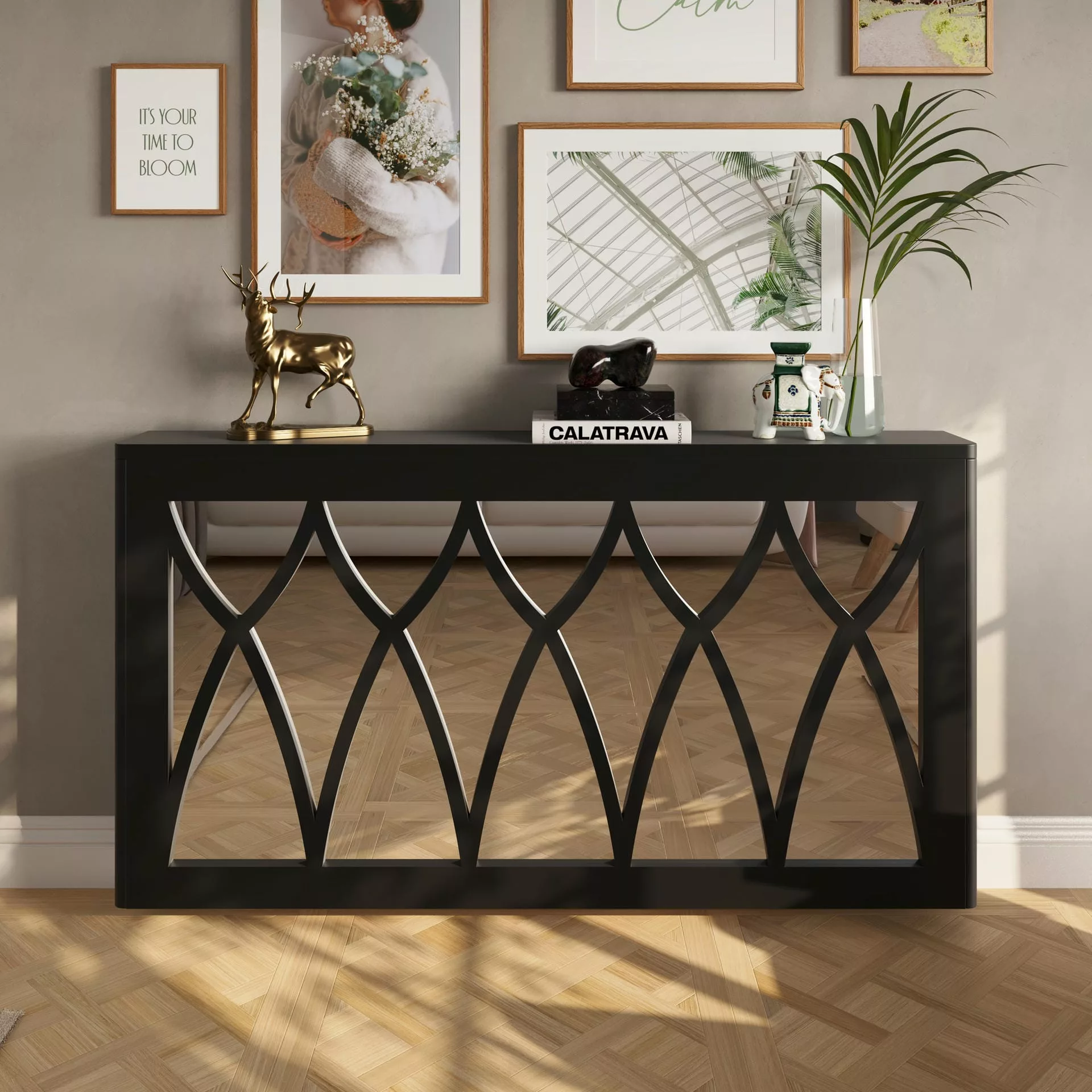 Deco Clip-on Mirrored Radiator Cover - Image 2