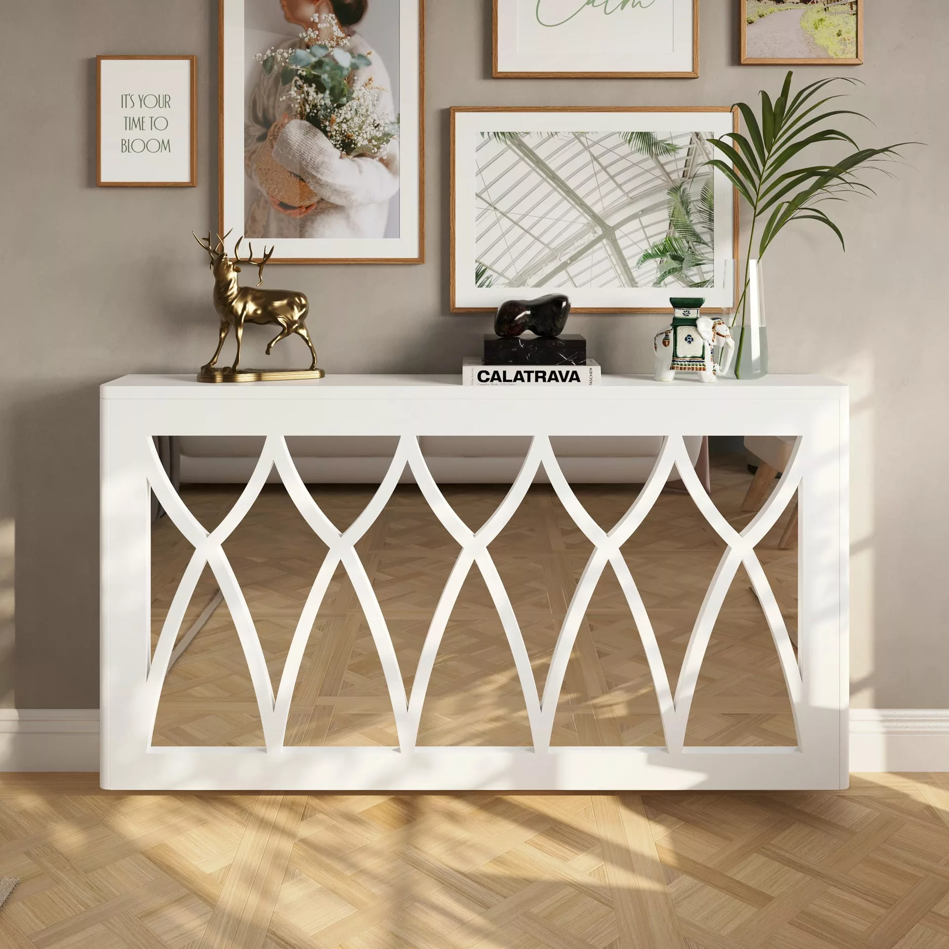 Deco Clip-on Mirrored Radiator Cover