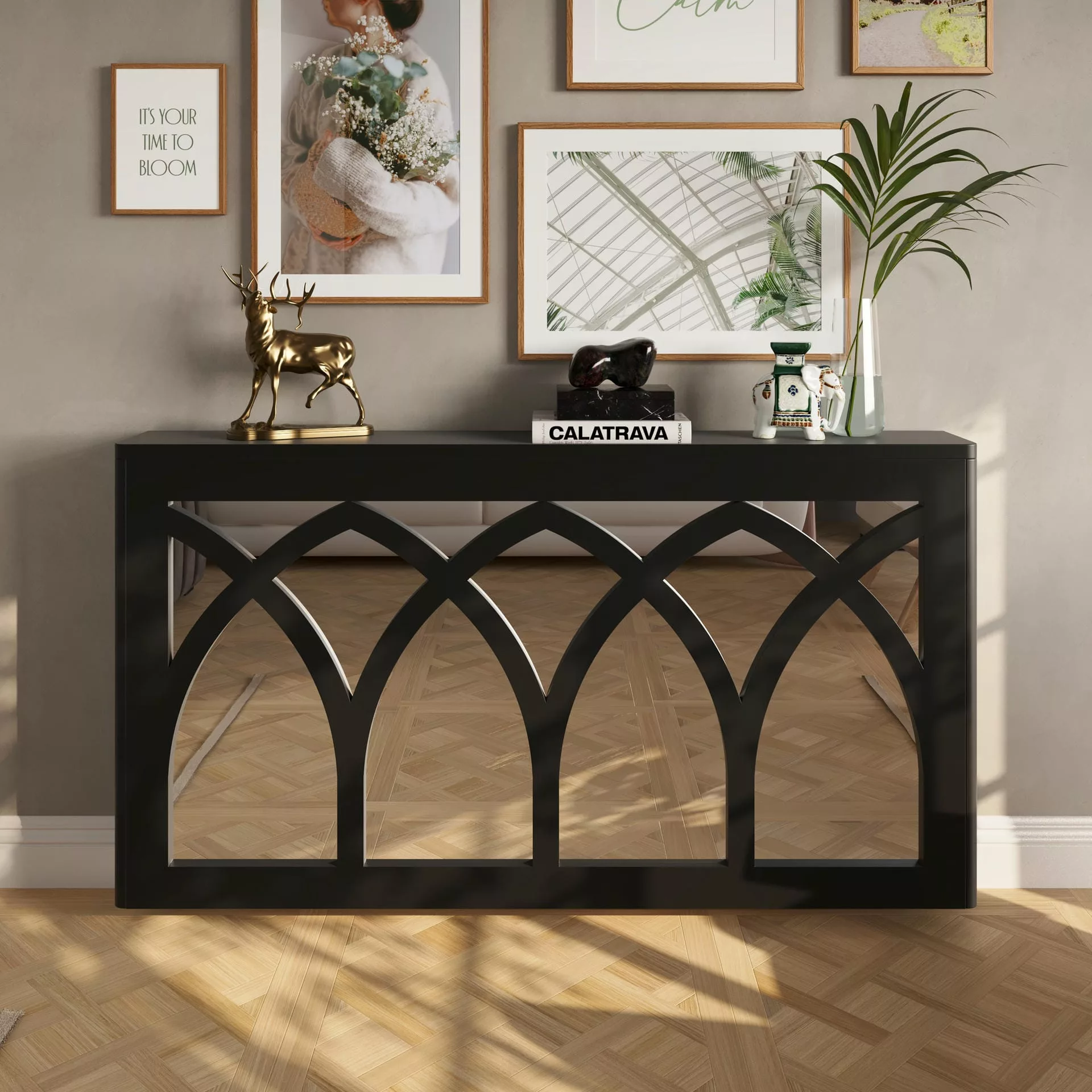 Gothic Clip-on Mirrored Radiator Cover - Image 2
