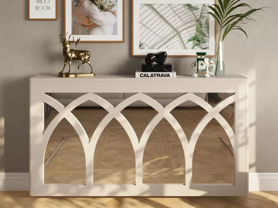 Gothic Clip-on Mirrored Radiator Cover | Made To Measure UK