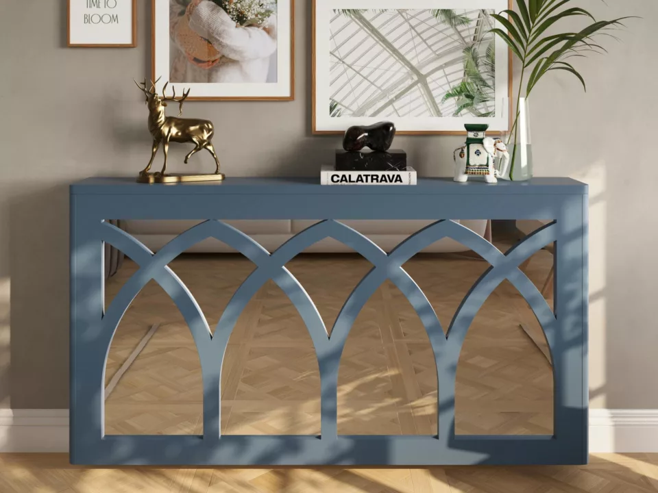 Gothic Clip-on Mirrored Radiator Cover | Made To Measure UK