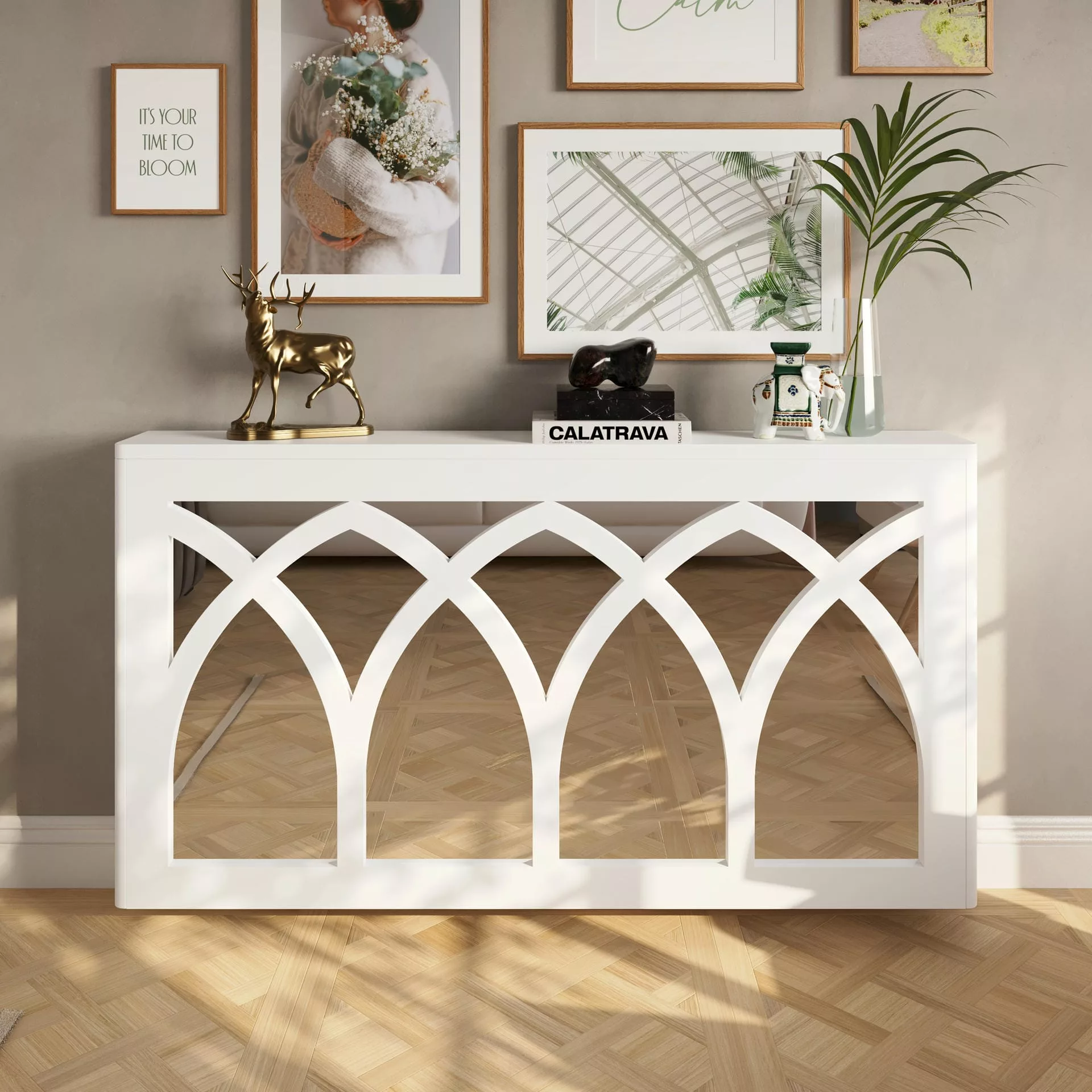Gothic Clip-on Mirrored Radiator Cover