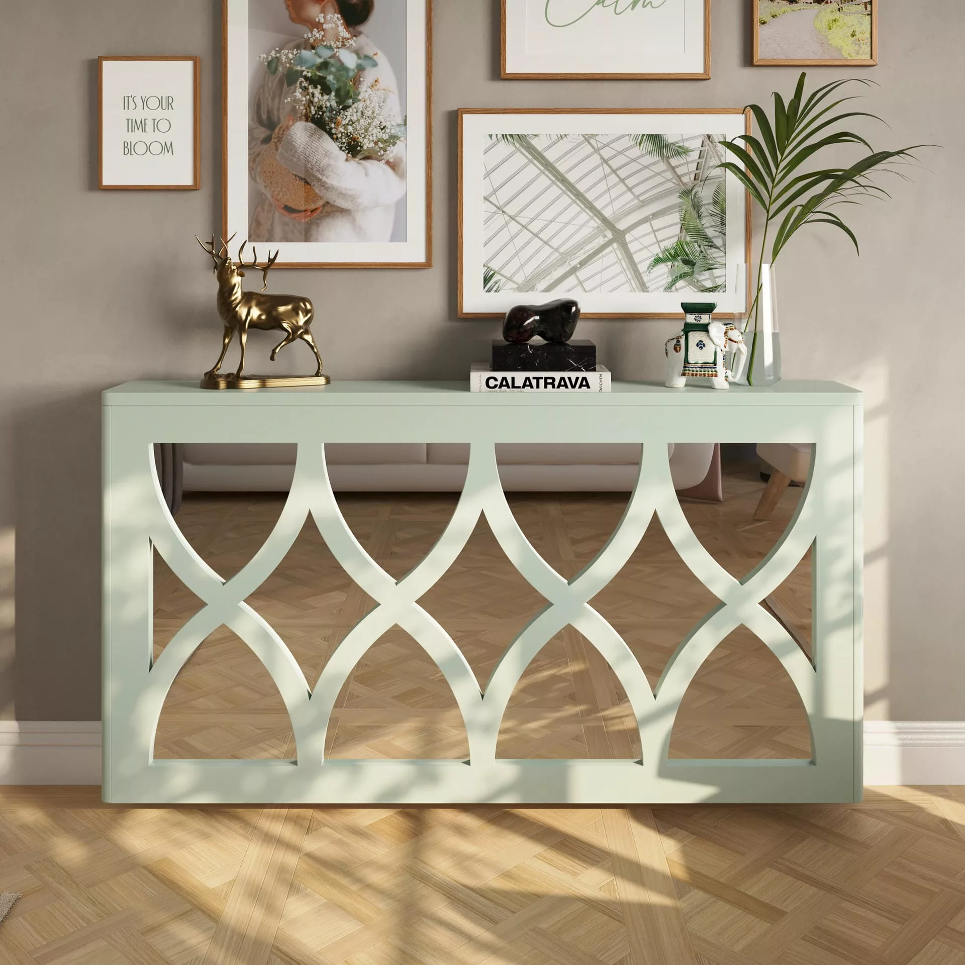 Hourglass Clip-on Mirrored Radiator Cover - Image 6