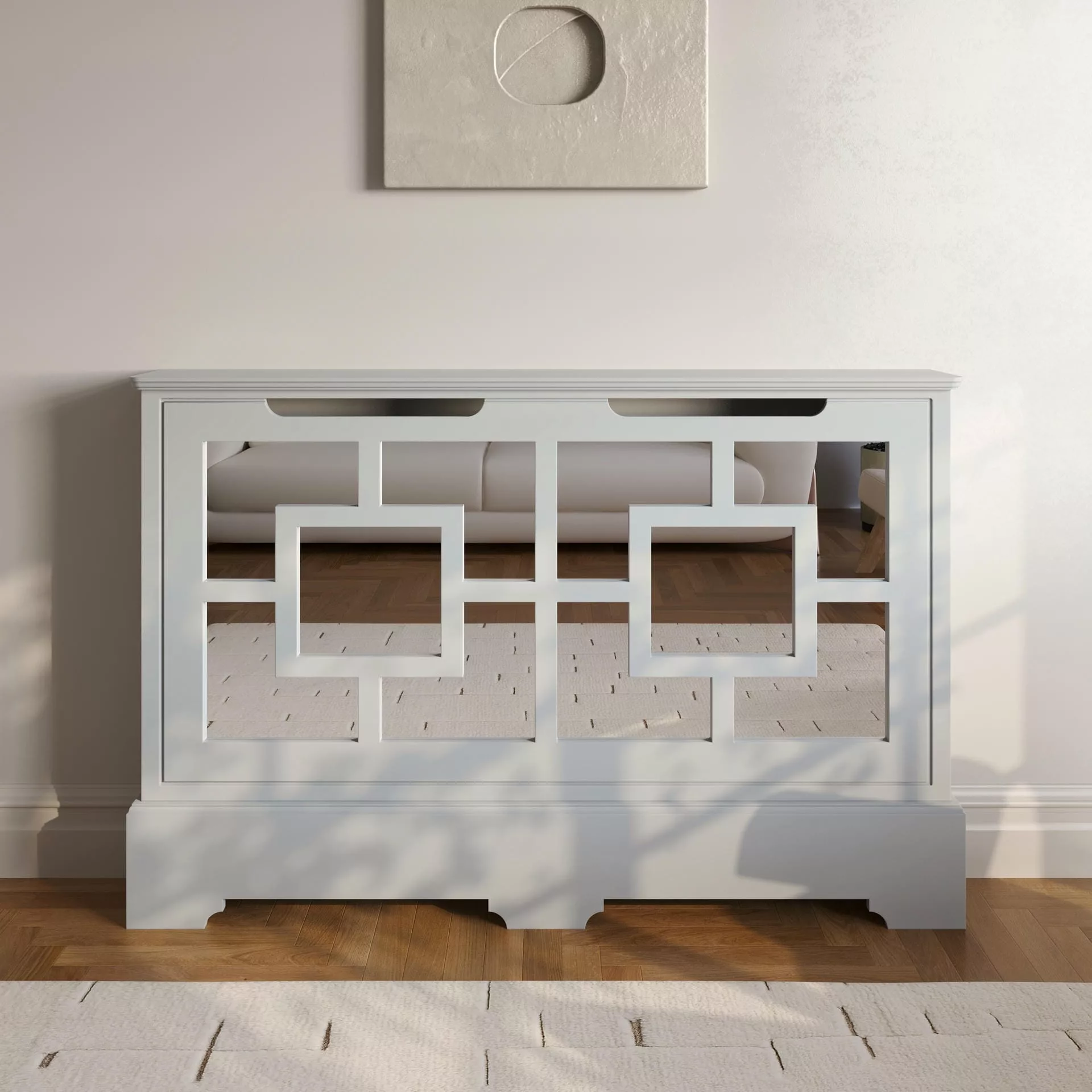 Imperial Standing Mirrored Radiator Cabinet - Image 2