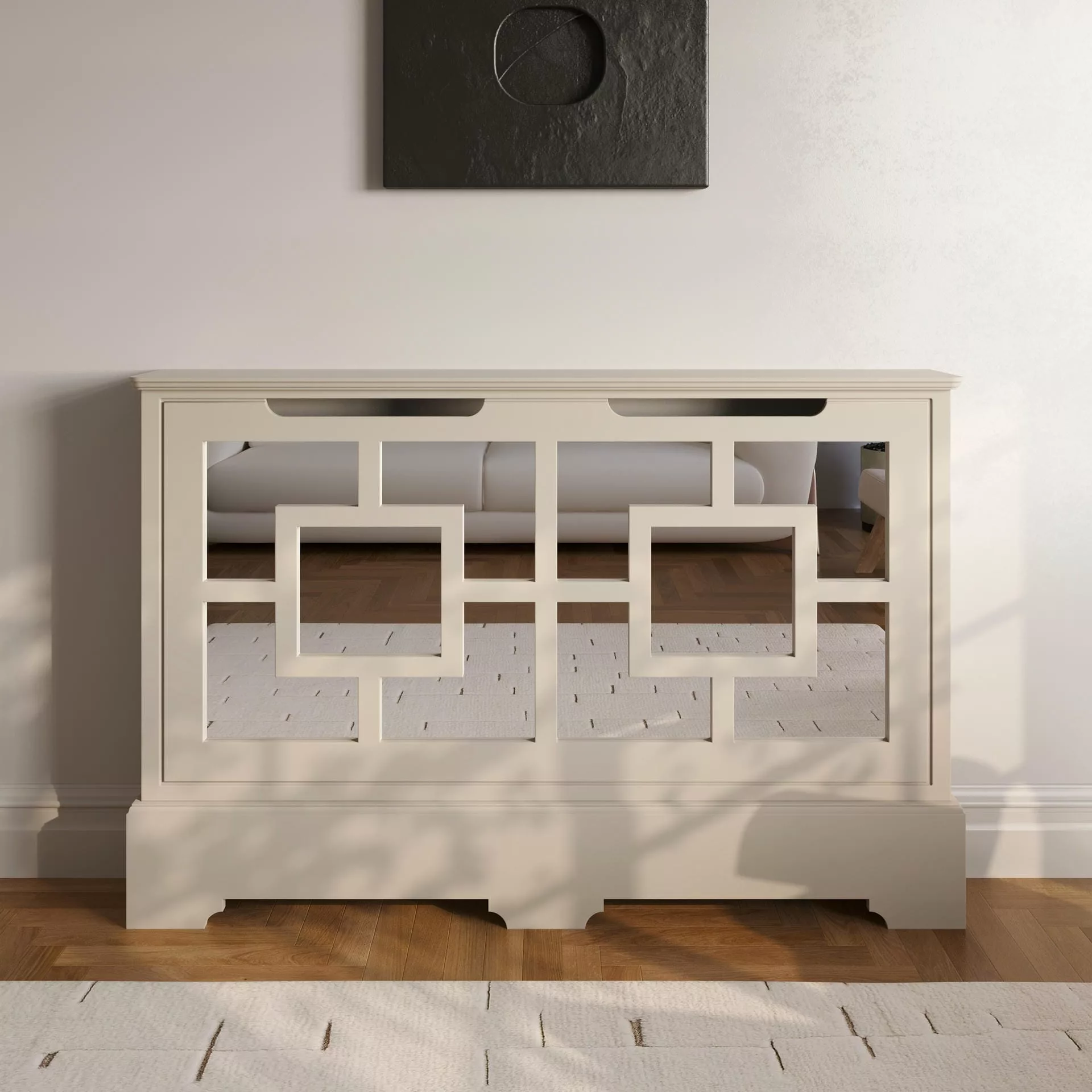 Imperial Standing Mirrored Radiator Cabinet - Image 4