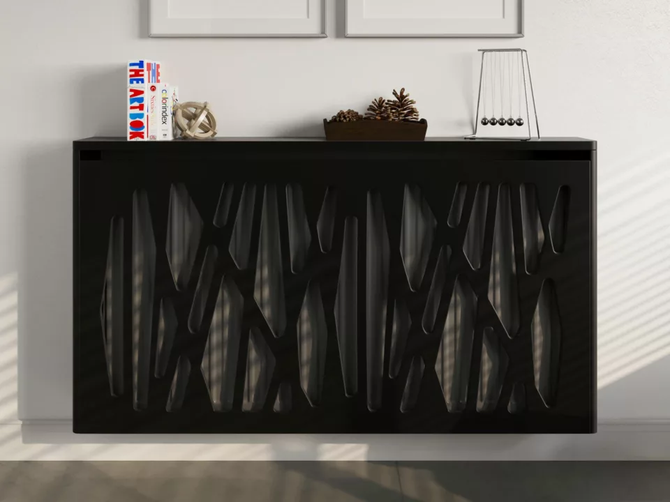 Geo Floating Radiator Cabinet | Made To Measure Covers UK