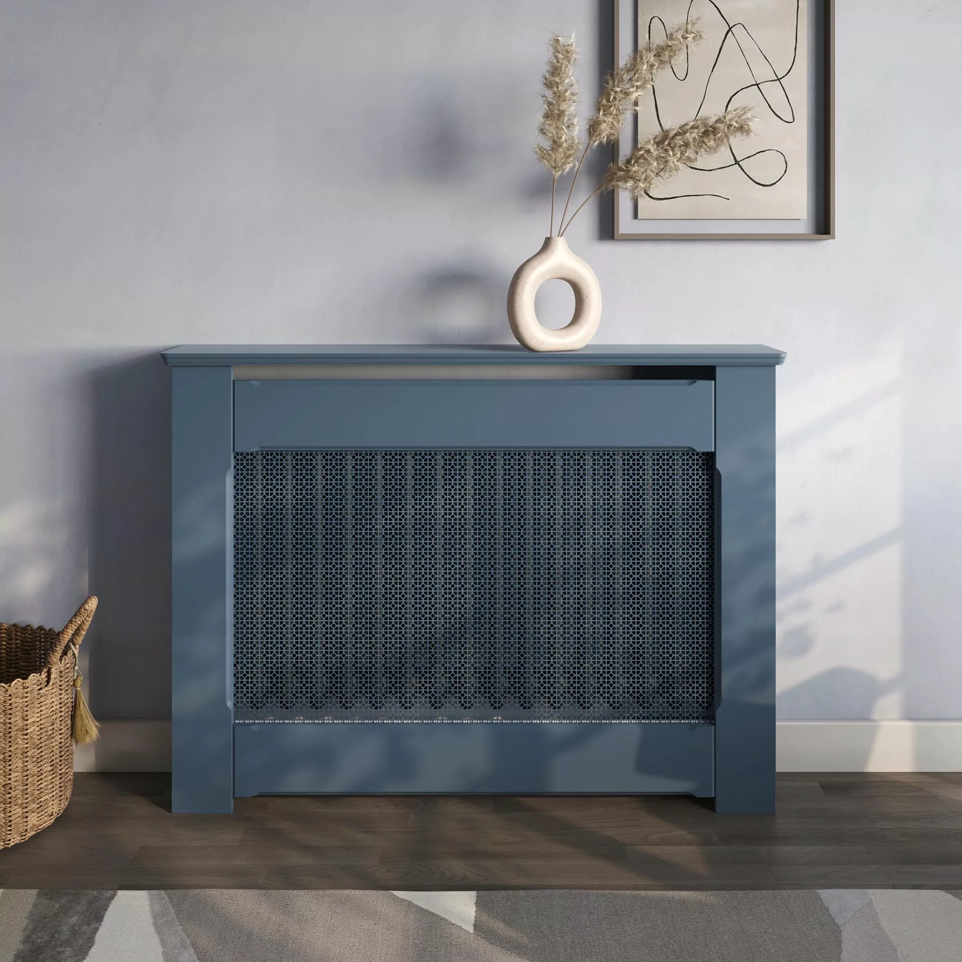 Arizona Stamped MDF Radiator Cabinet - Image 6