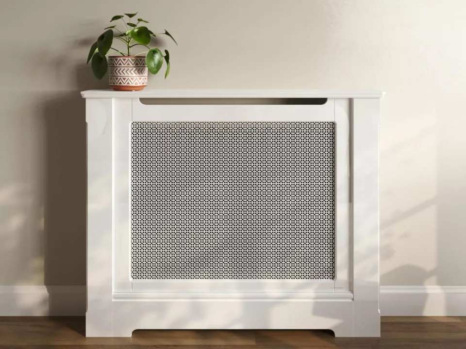 Stamped Radiator Arizona Stamped MDF Radiator Cabinet | Made To Measure UK