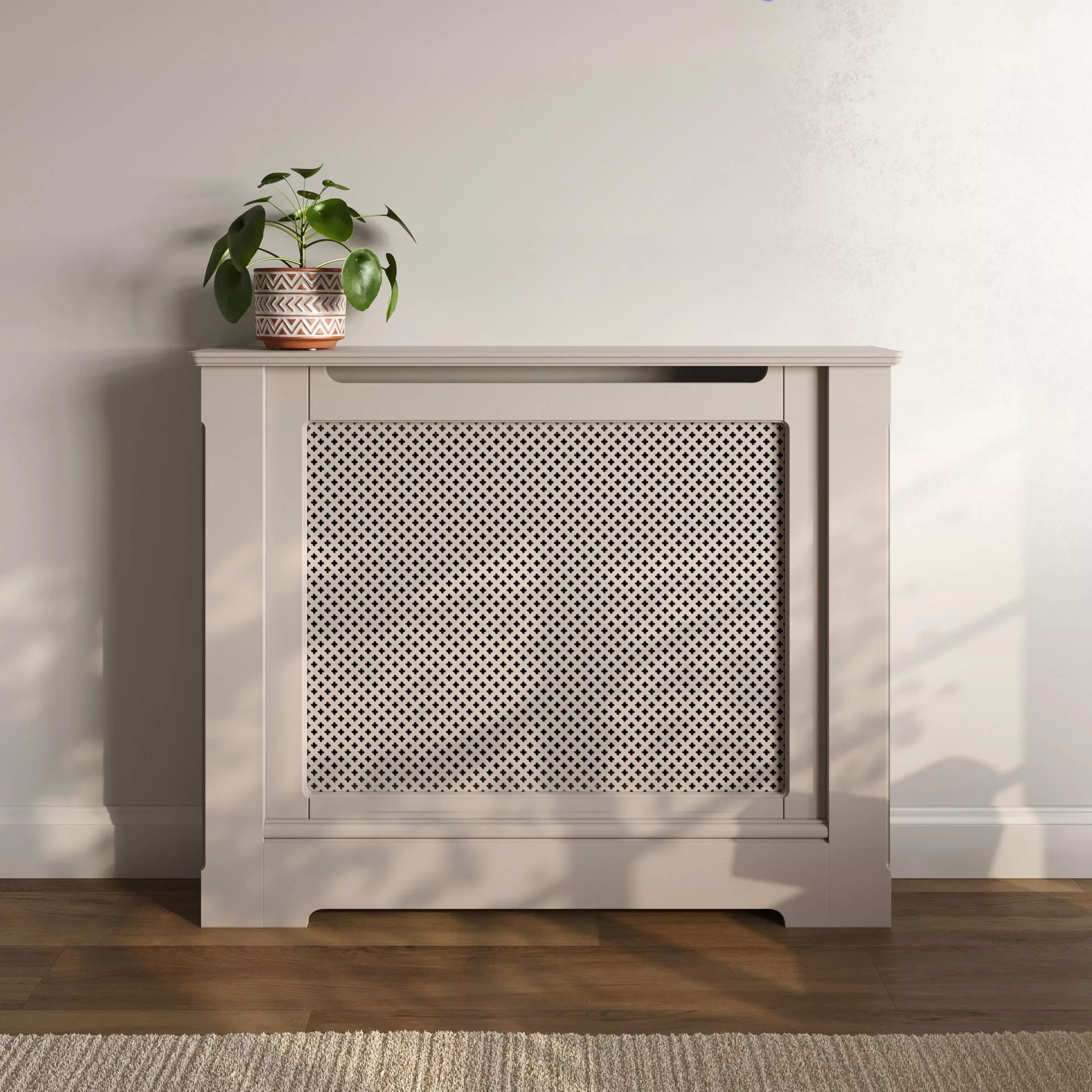 Club Stamped MDF Radiator Cabinet - Image 2