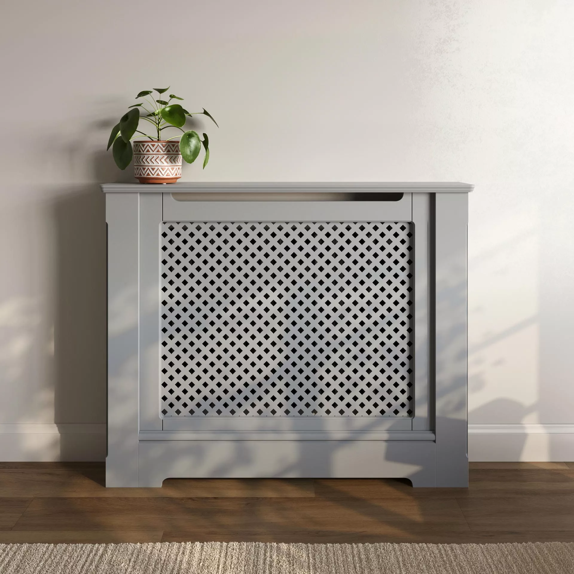 Diamond Lasercut MDF Radiator Cabinet - Image 7