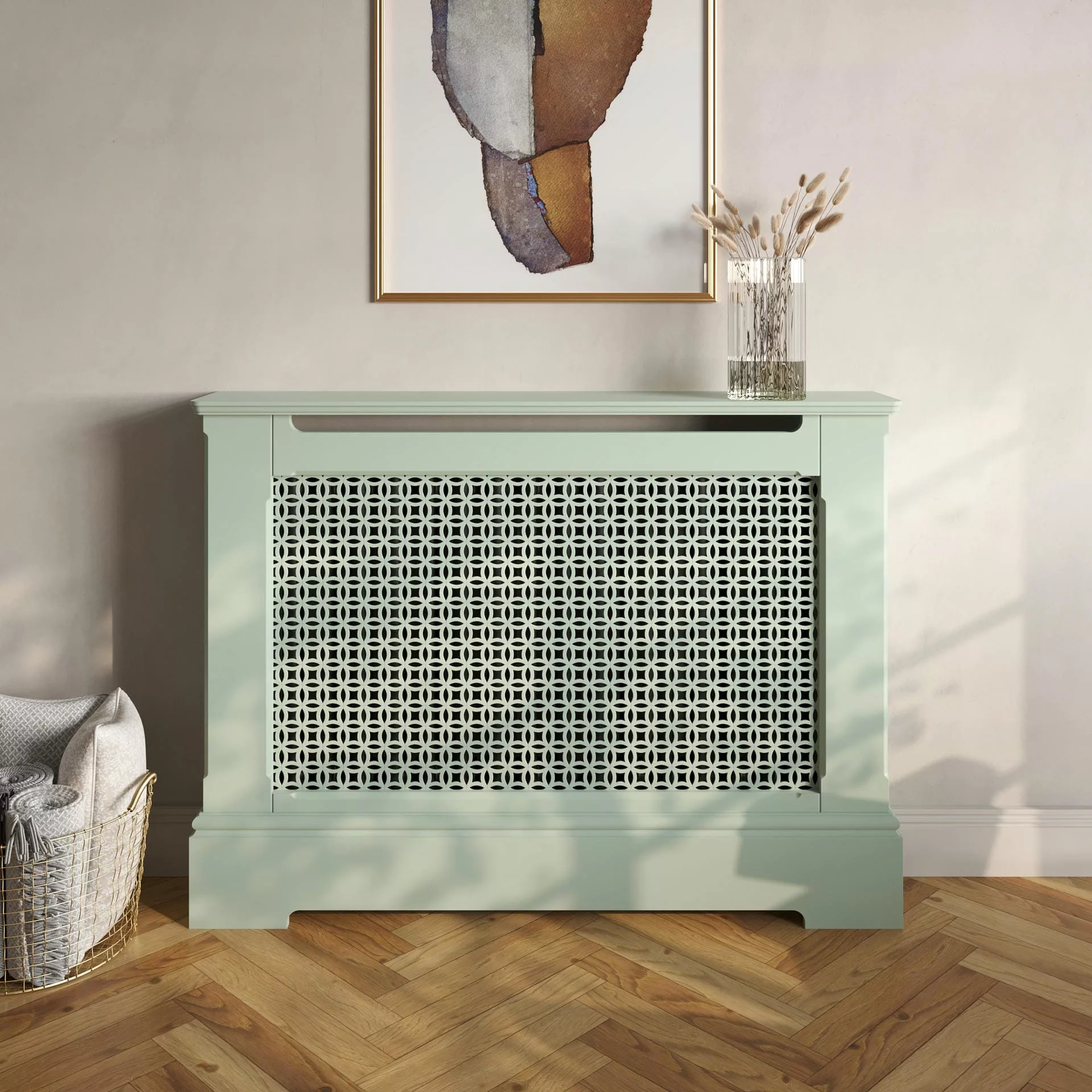 Filigree Lasercut MDF Radiator Cabinet - Image 7