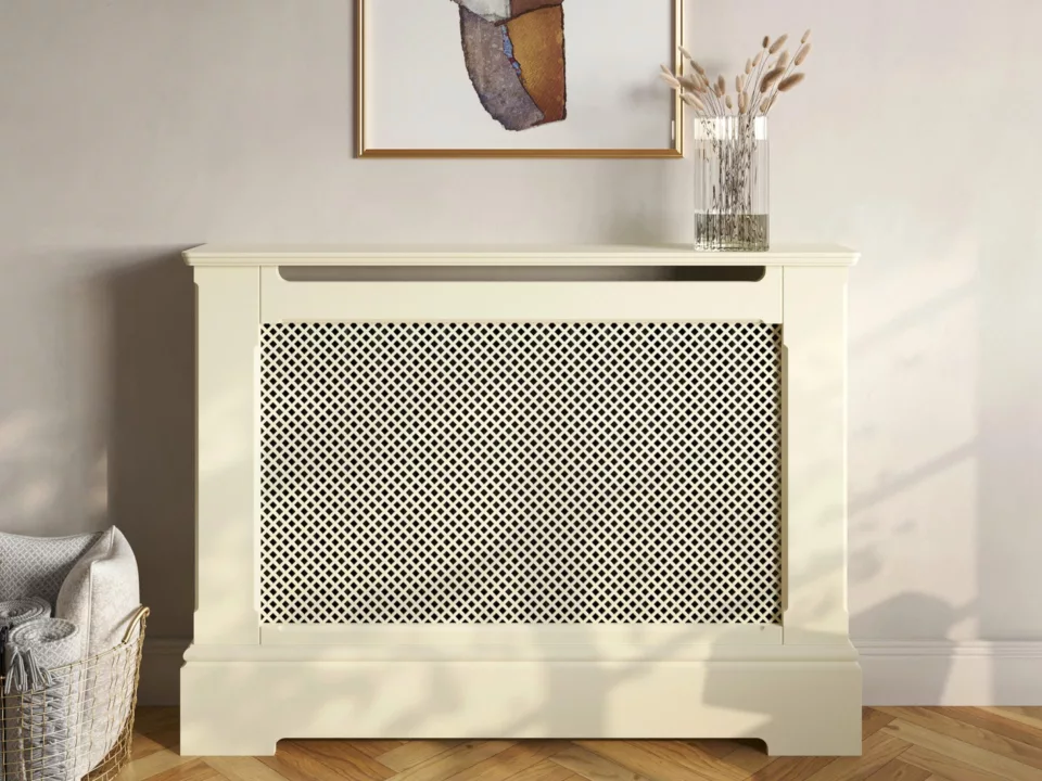 Stamped Radiator Nevada Stamped MDF Radiator Cabinet | Made To Measure UK