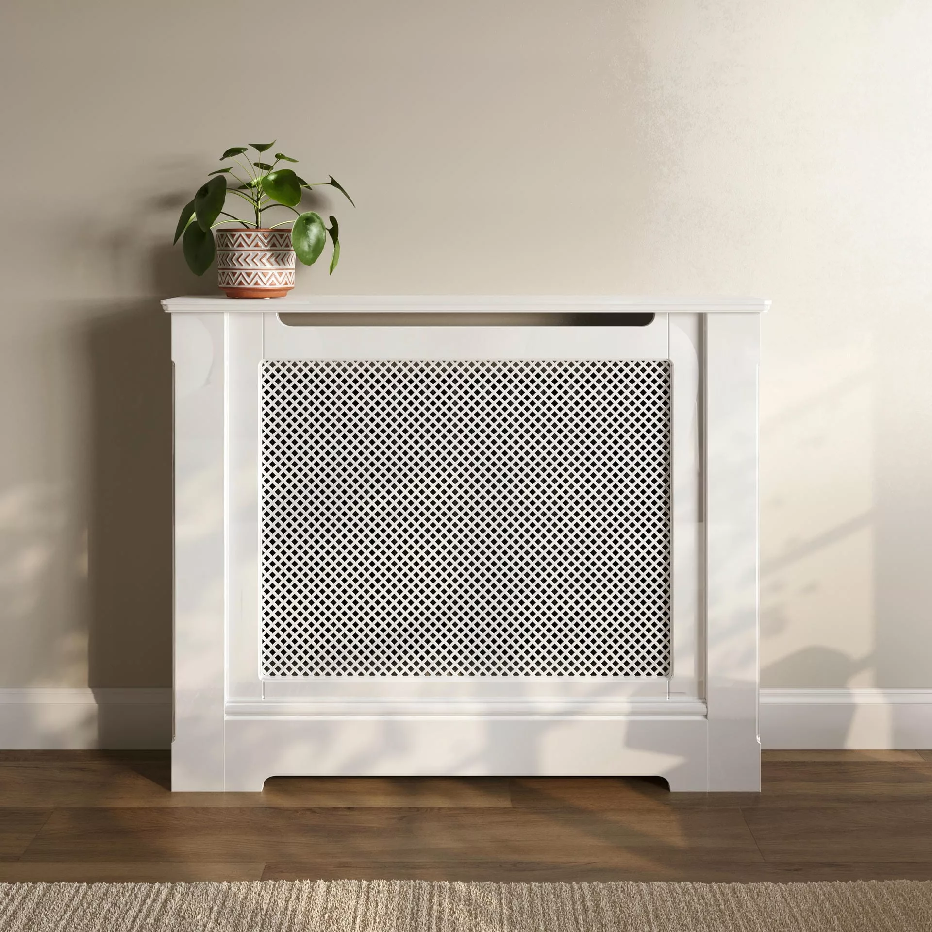 Nevada Stamped MDF Radiator Cabinet - Image 7