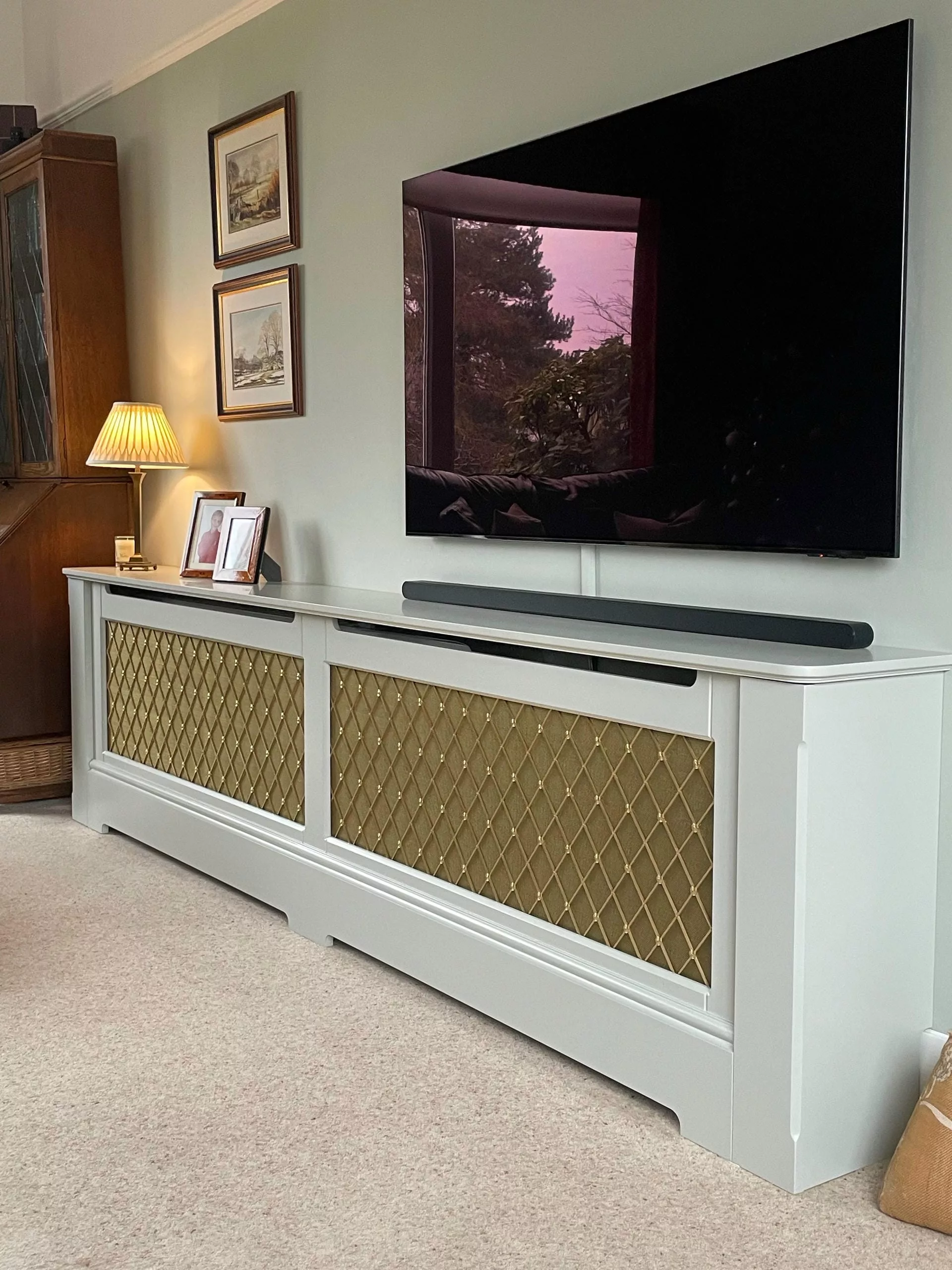 Regency Brass Radiator Cabinet - Image 2