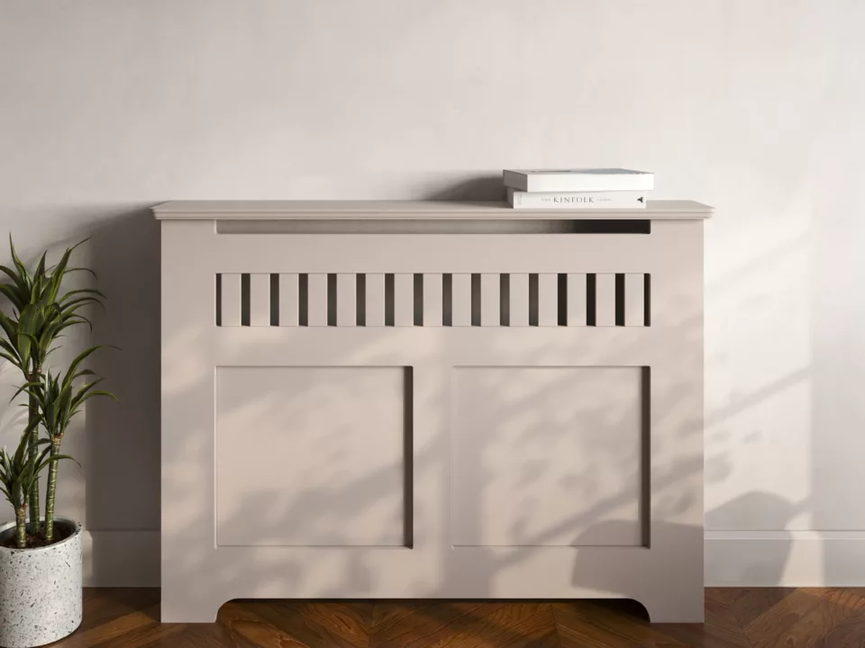 Panel & Slats Radiator Cabinet | Made To Measure Covers UK