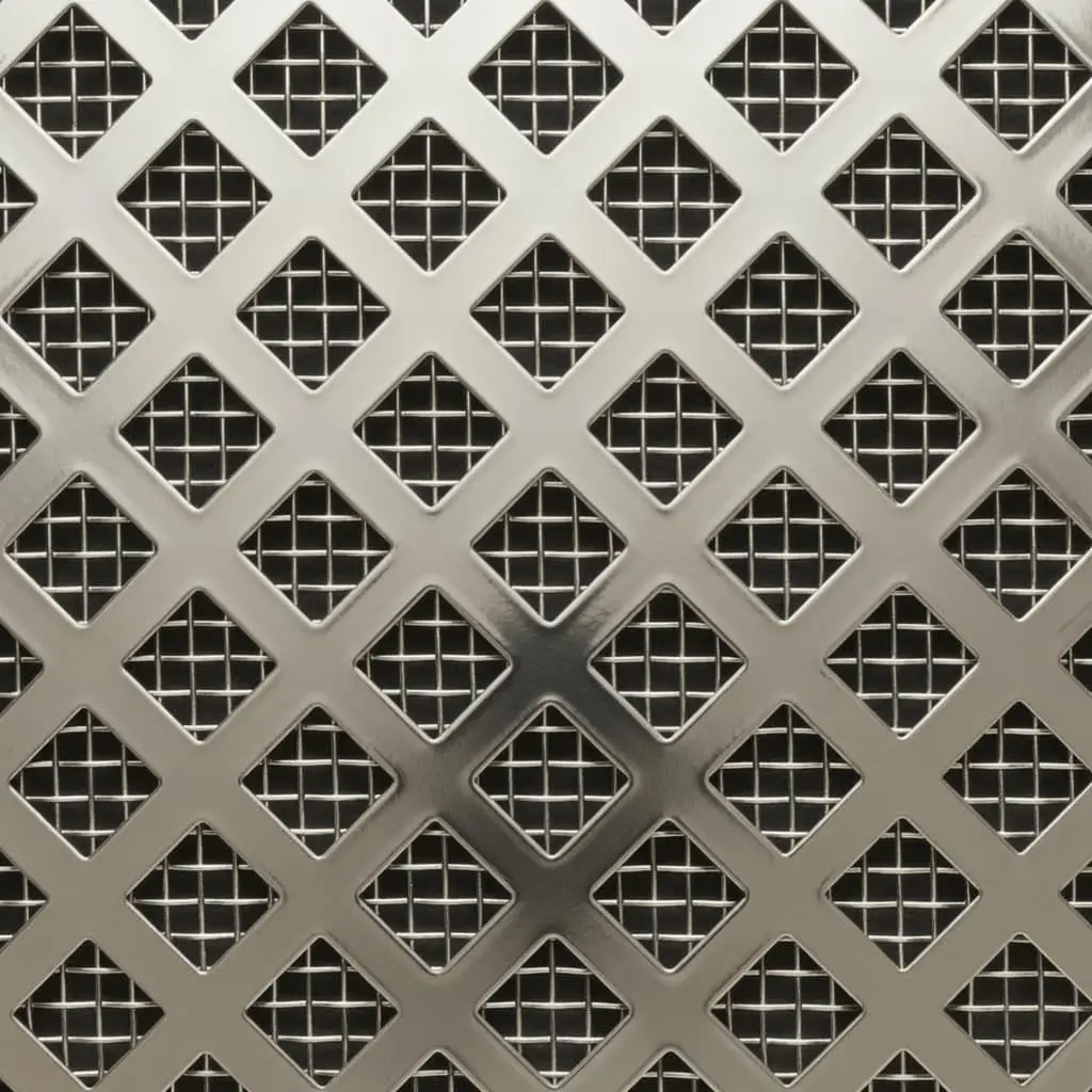 Diamond Polished Nickel Decorative Grille - Image 3