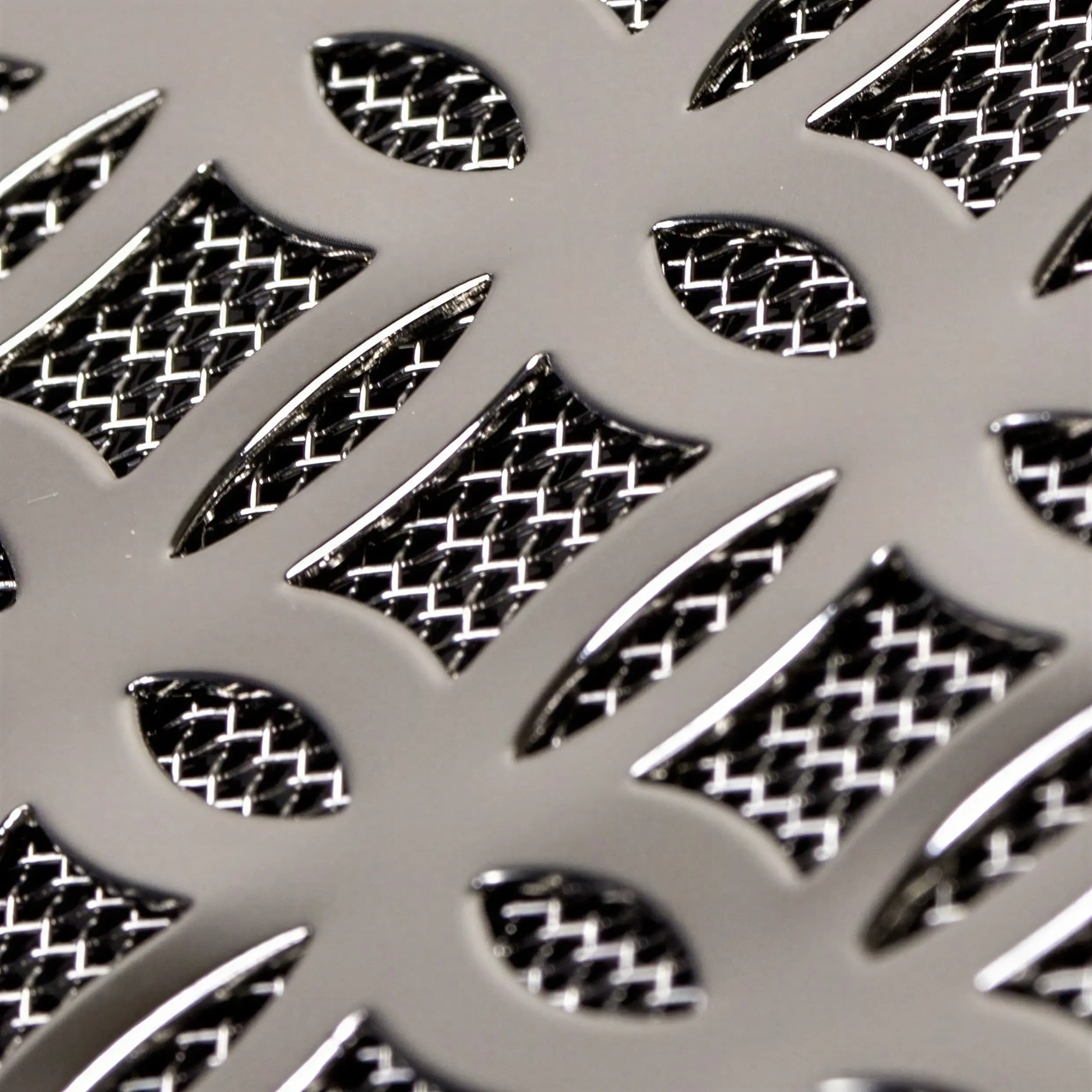 Inner Circle Polished Nickel Decorative Grille - Image 4