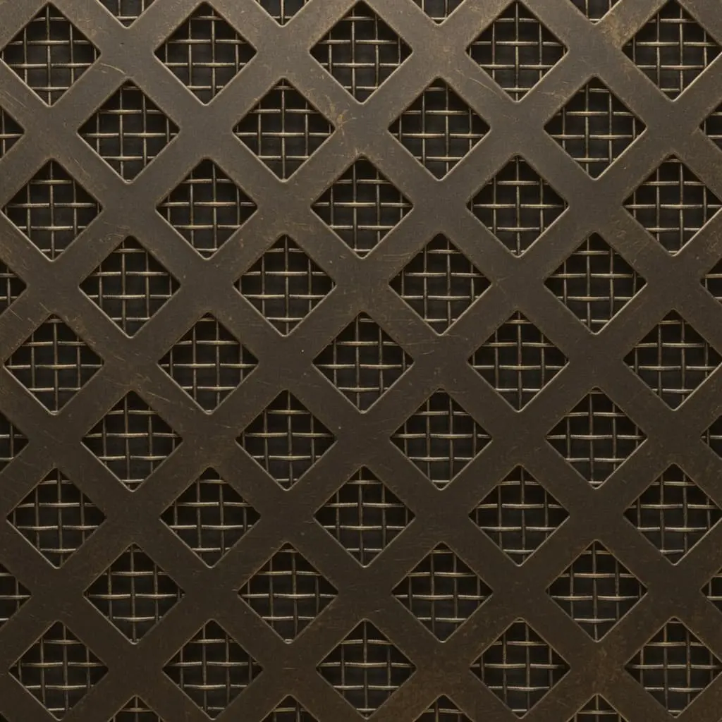 Diamond Antique Brass Decorative Grille - Image 3
