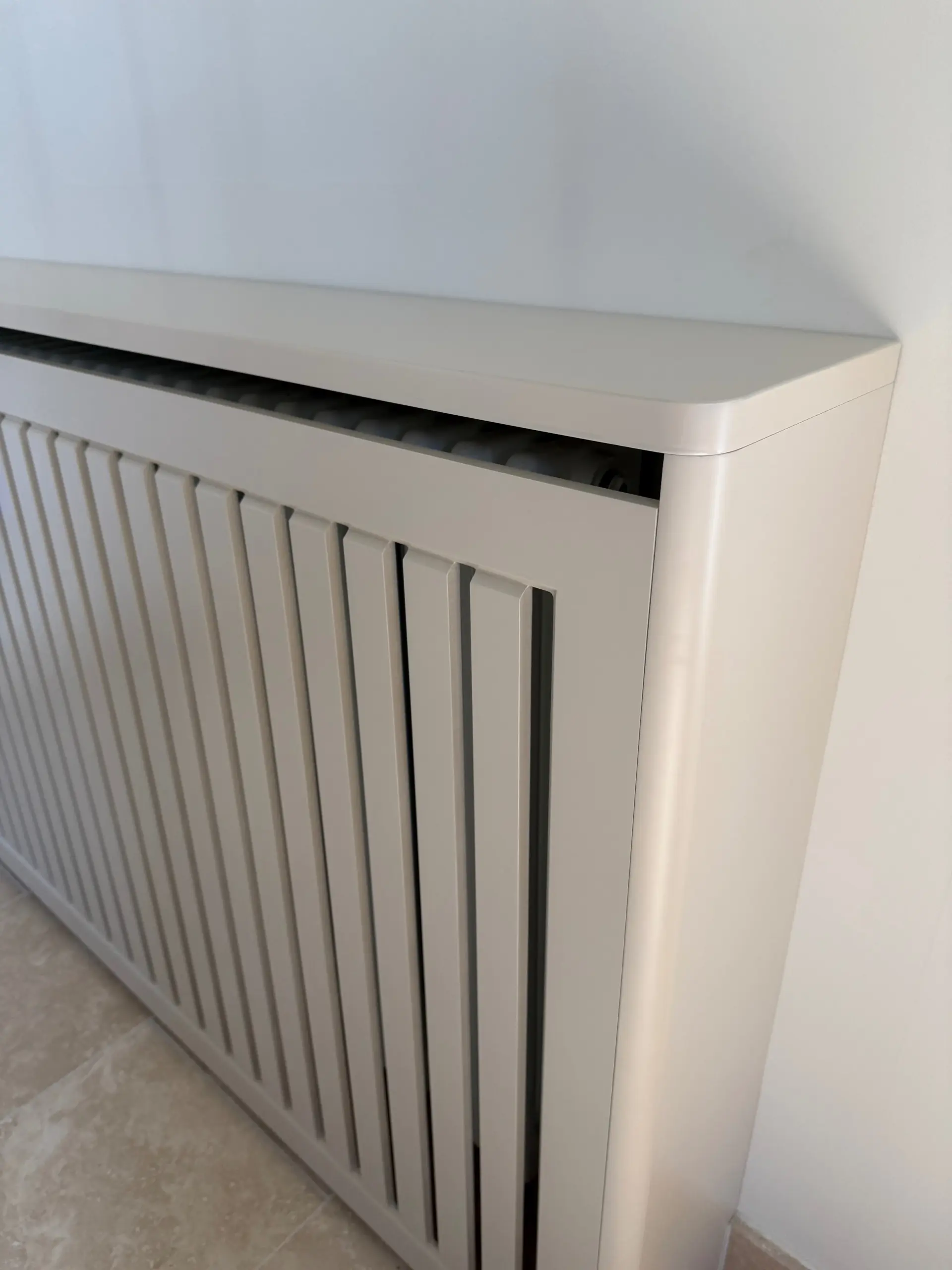 Flush Slats Standing Radiator Cabinet - Image 6